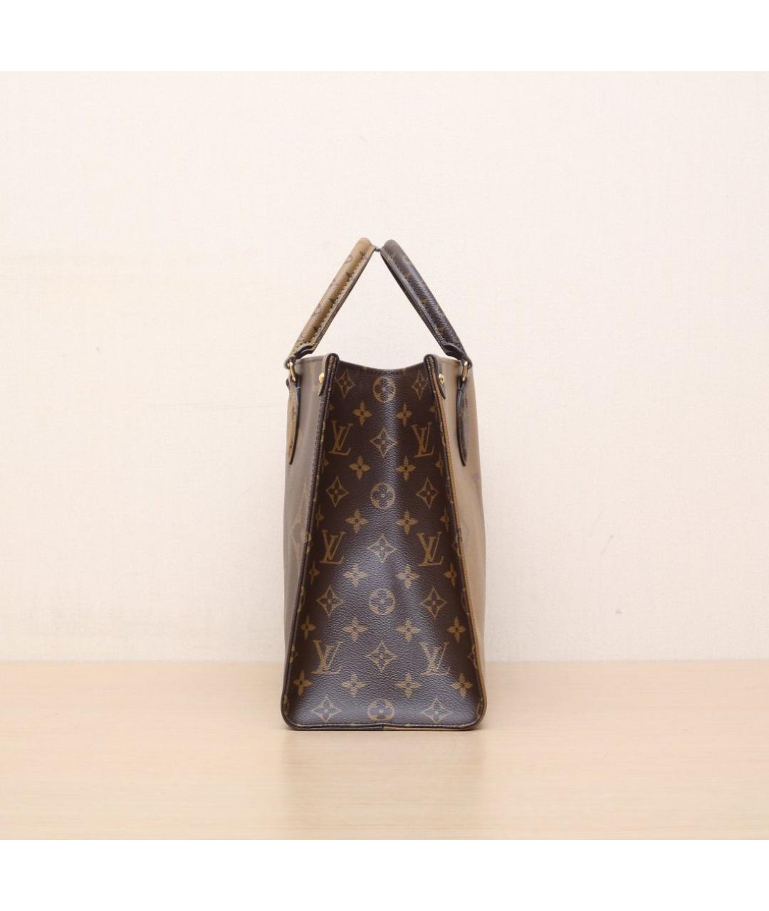 LOUIS VUITTON Коричневая сумка тоут, фото 5