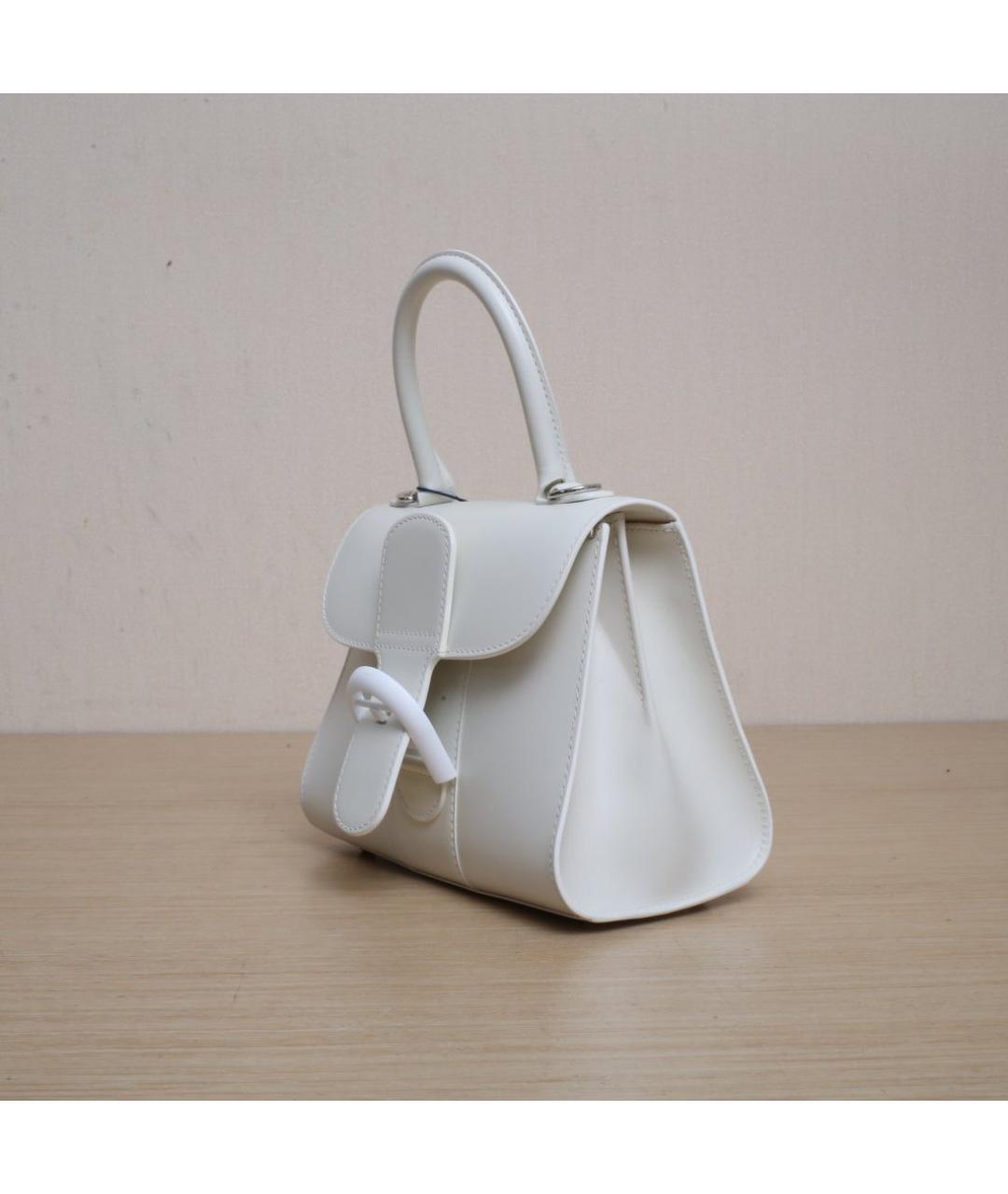 DELVAUX Белая кожаная сумка через плечо, фото 4