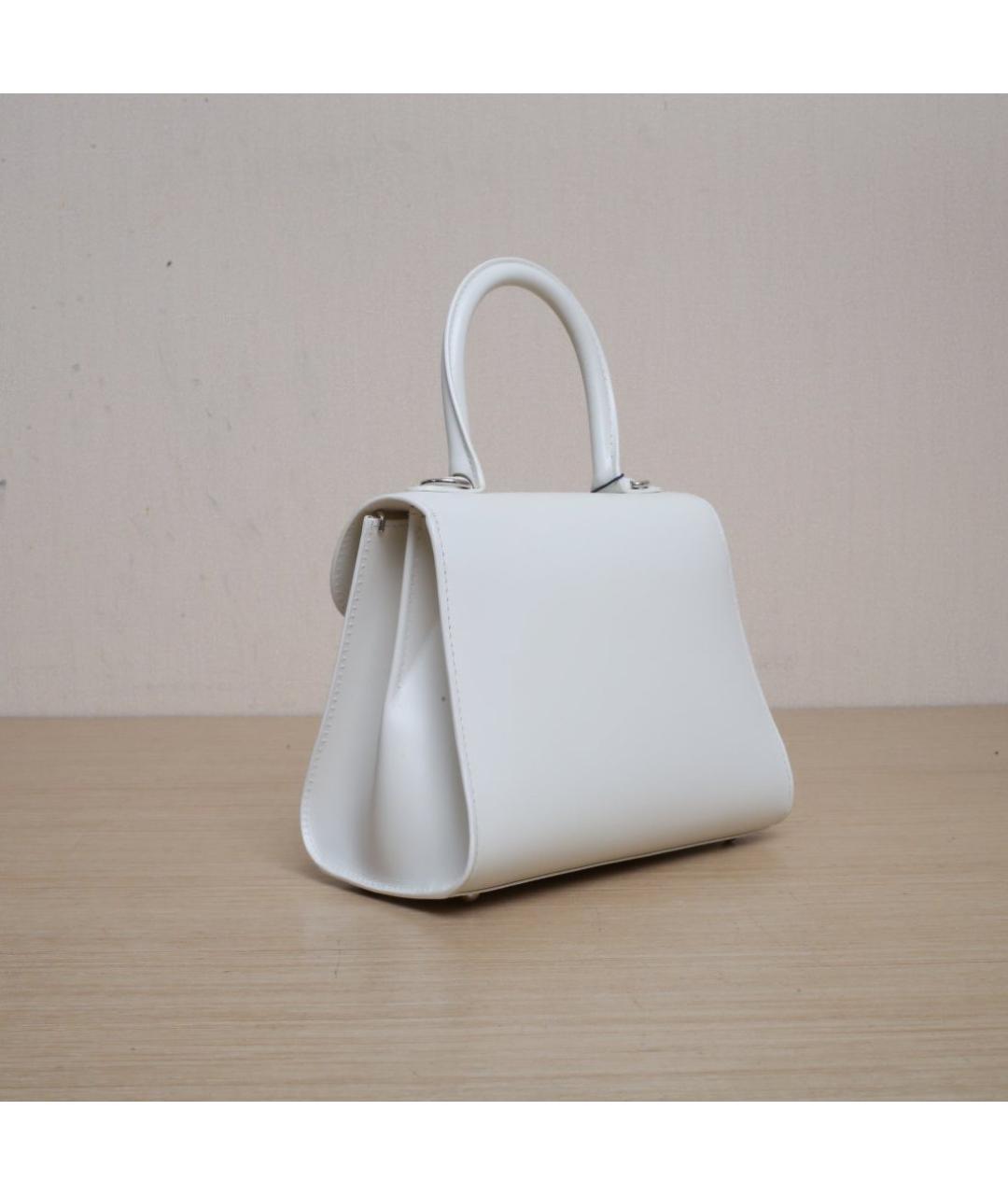DELVAUX Белая кожаная сумка через плечо, фото 6