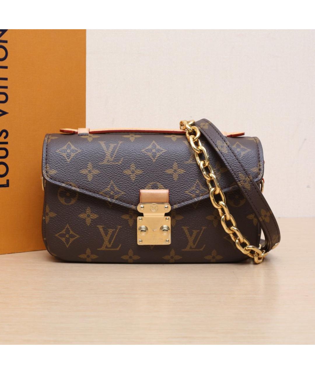 LOUIS VUITTON Коричневая сумка через плечо, фото 2