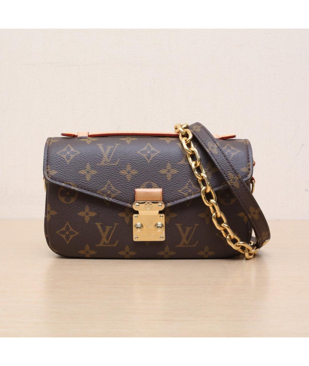LOUIS VUITTON Коричневая сумка через плечо, фото 3