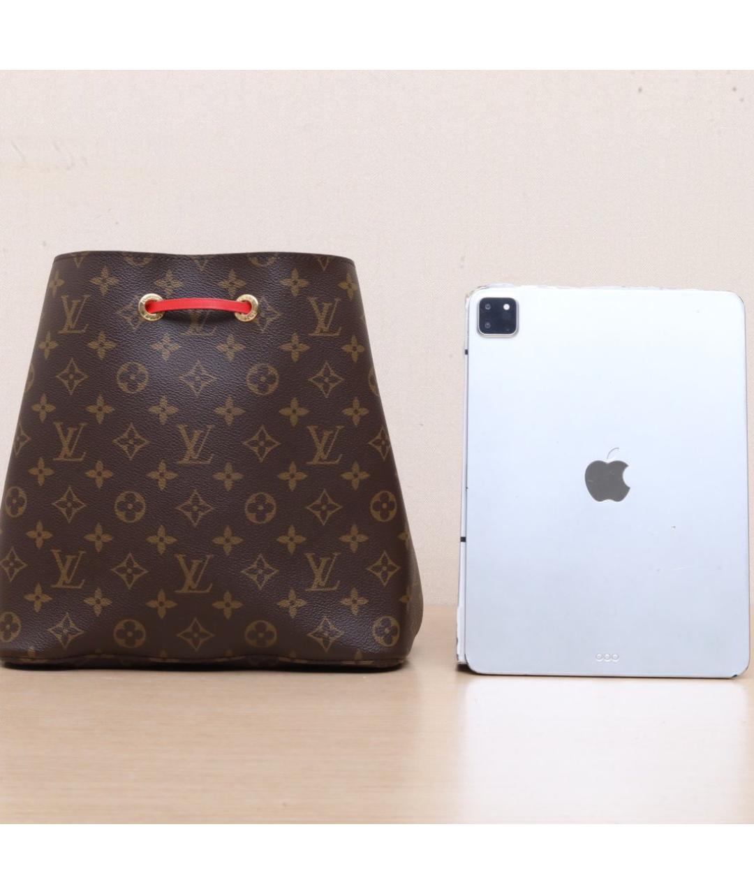 LOUIS VUITTON Коричневая сумка через плечо, фото 7