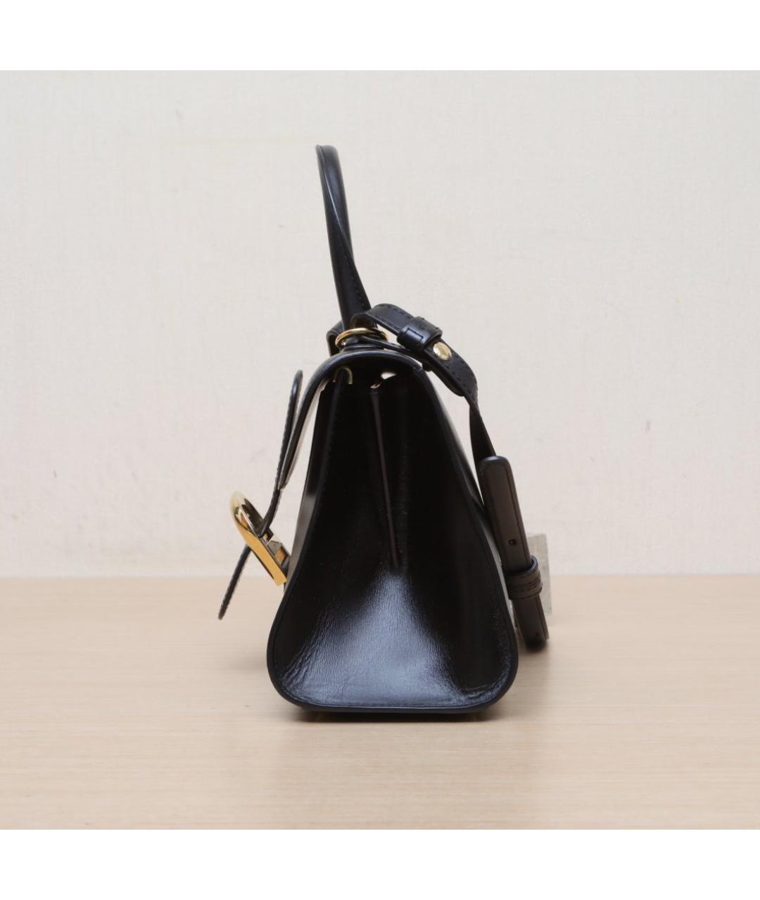 DELVAUX Черная кожаная сумка через плечо, фото 5