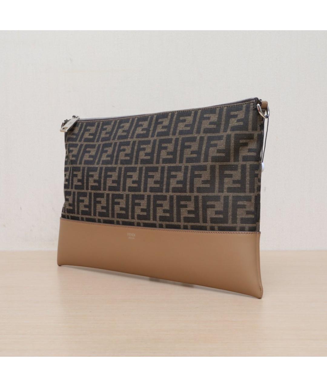 FENDI Коричневая сумка через плечо, фото 4