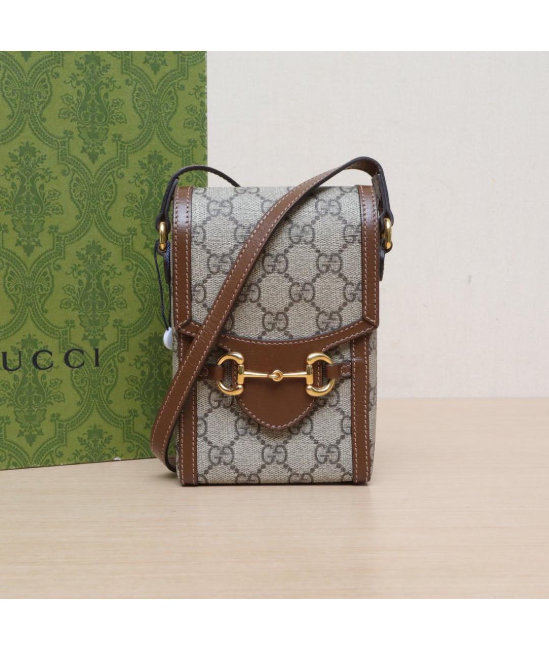 GUCCI Мульти кожаная сумка через плечо, фото 2