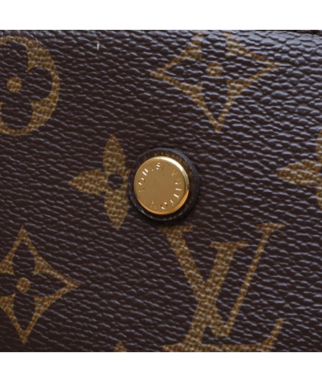 LOUIS VUITTON Коричневая кожаная сумка тоут, фото 8