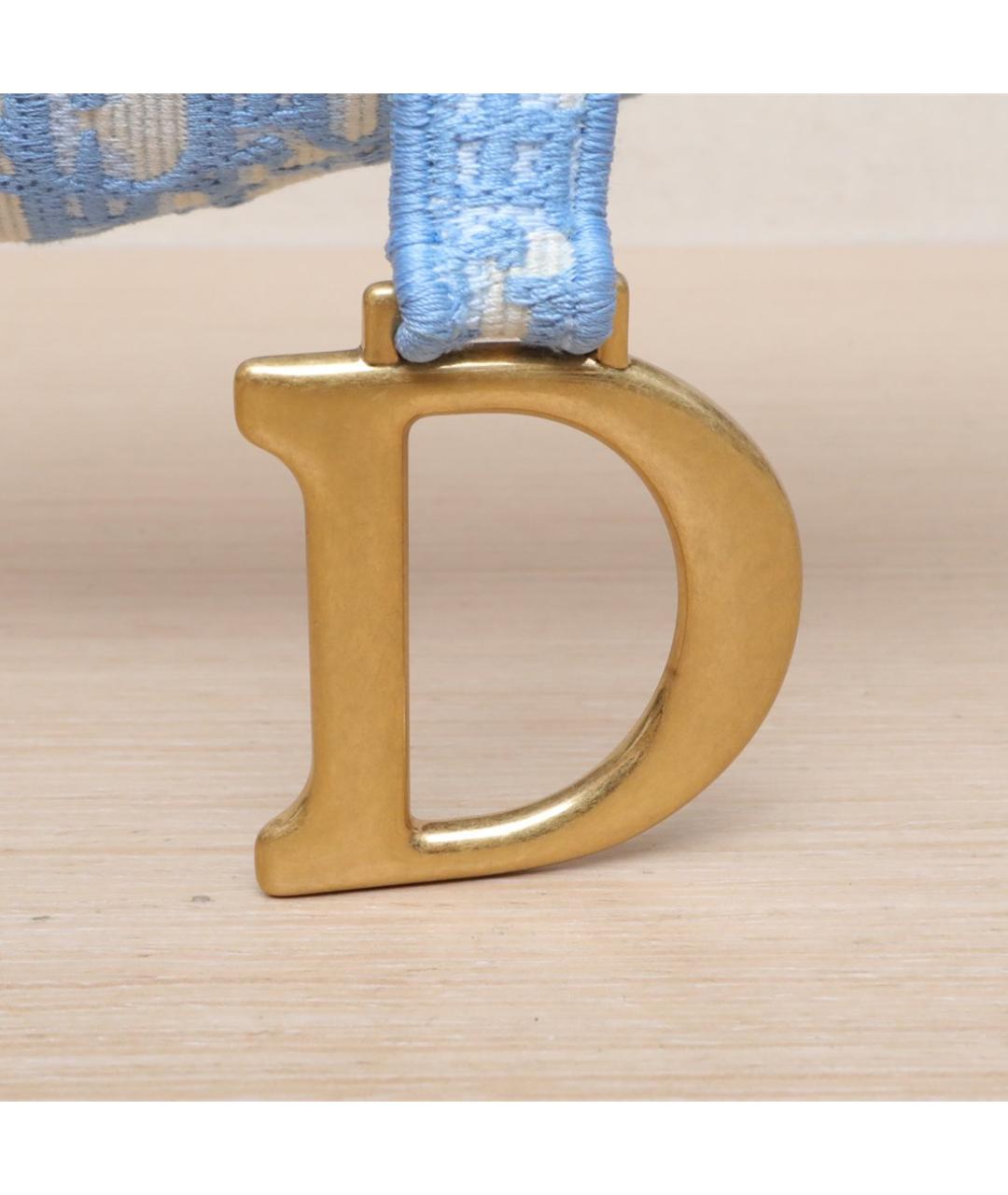 CHRISTIAN DIOR Голубая сумка через плечо, фото 8