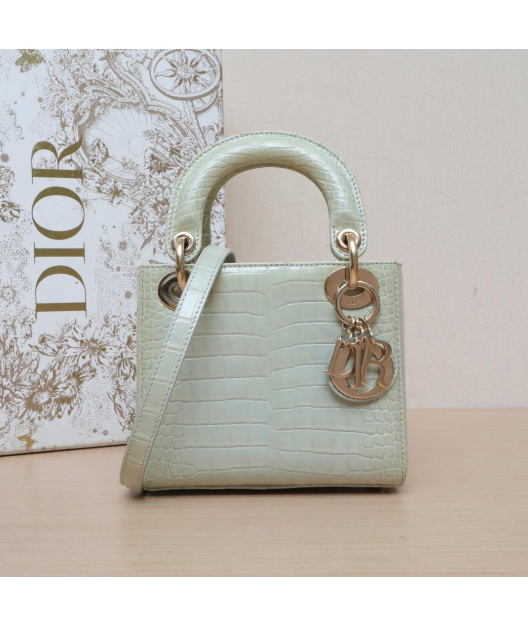 CHRISTIAN DIOR Кожаная сумка через плечо, фото 2