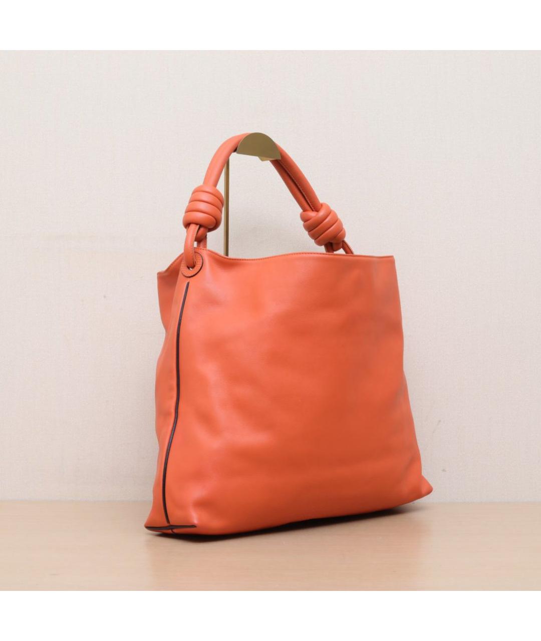 LOEWE Оранжевая кожаная сумка через плечо, фото 6