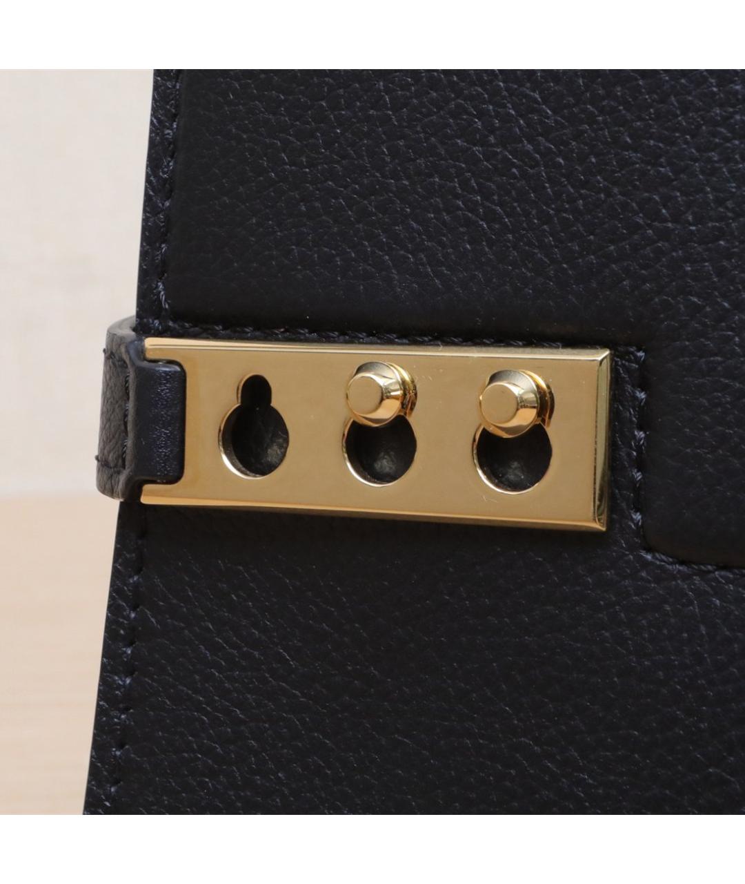 DELVAUX Черная кожаная сумка через плечо, фото 8