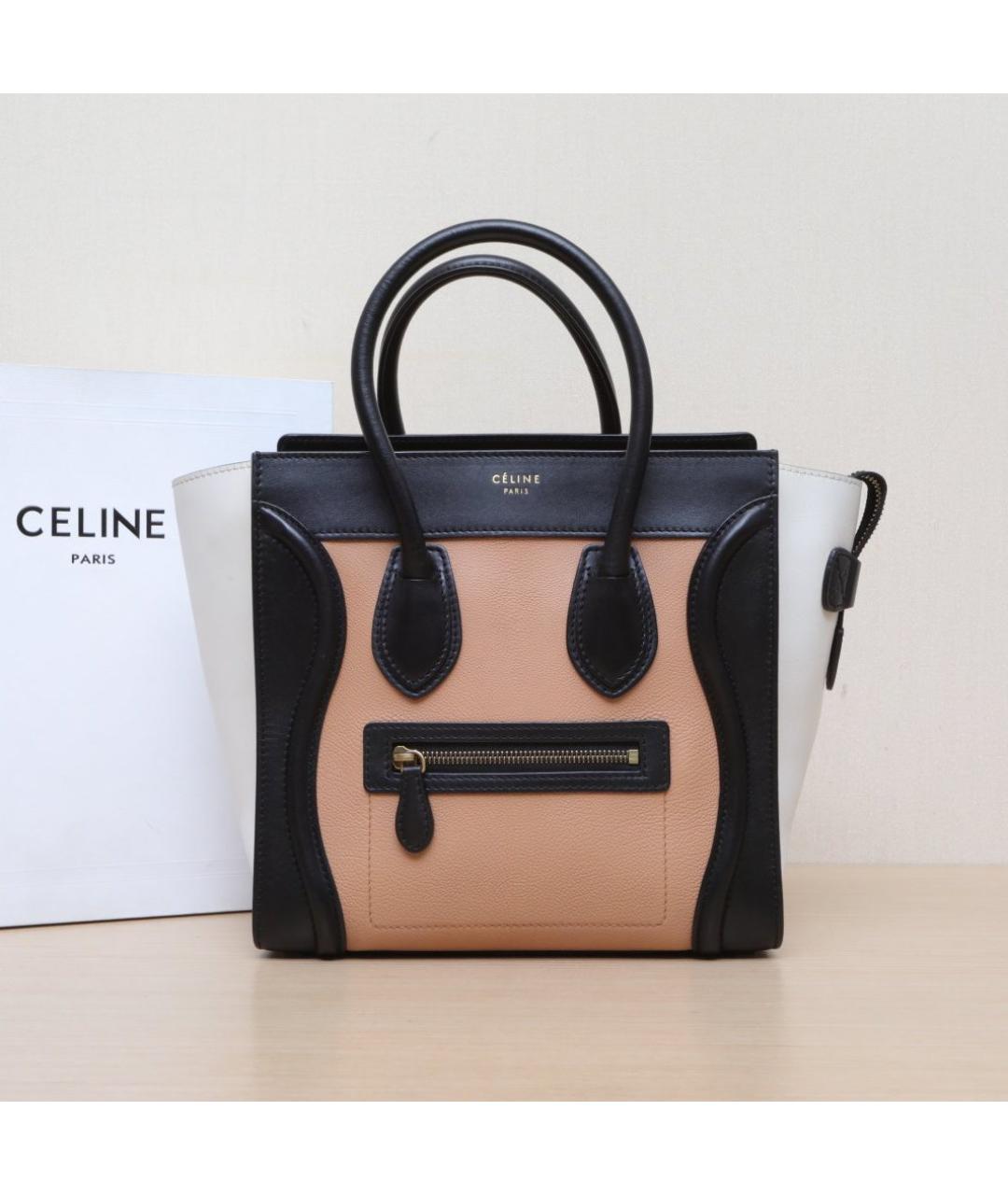 CELINE Мульти кожаная сумка тоут, фото 2