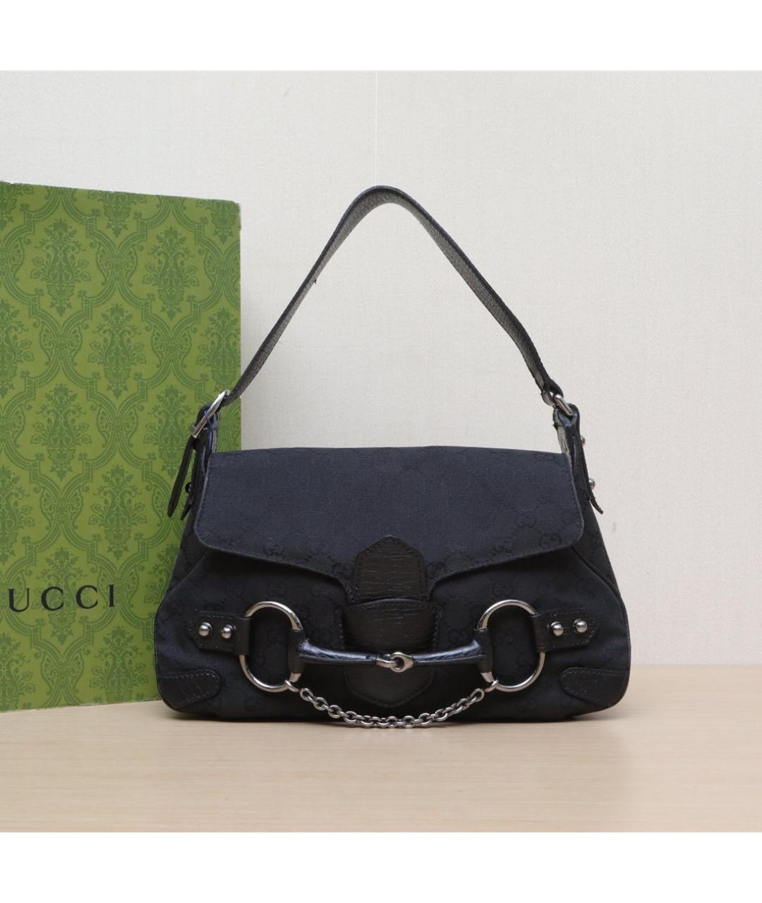 GUCCI Черная сумка через плечо, фото 2
