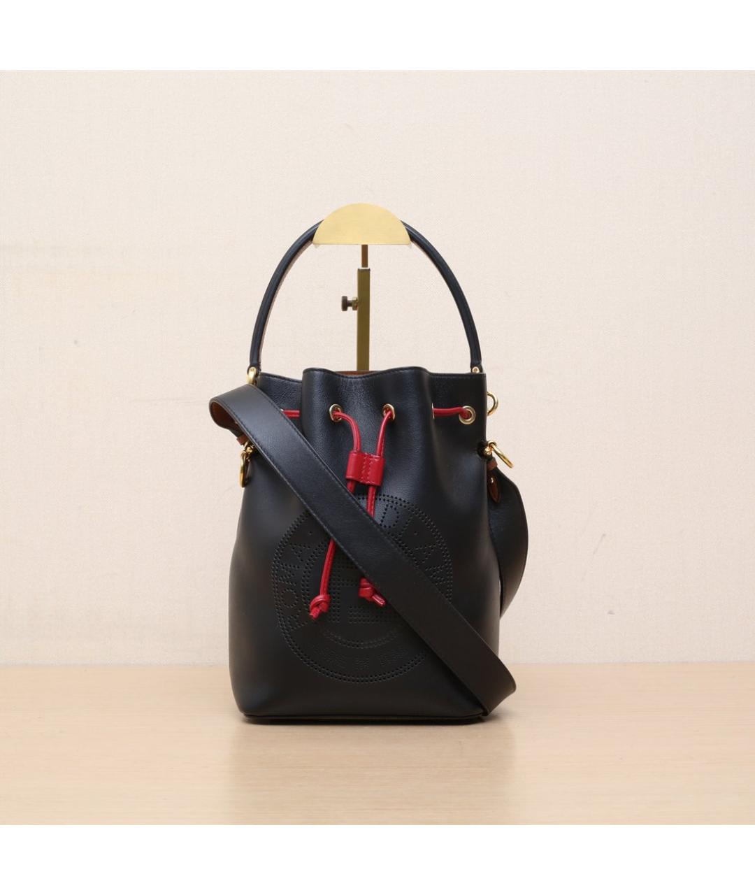 FENDI Черная кожаная сумка через плечо, фото 3