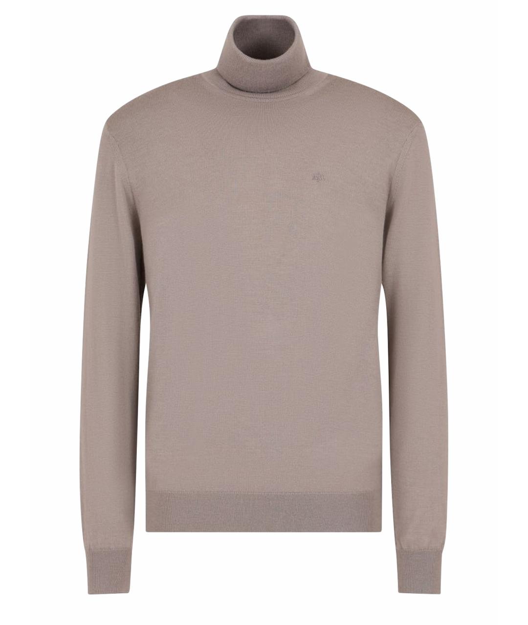 ARMANI EXCHANGE Серый шерстяной джемпер / свитер, фото 1