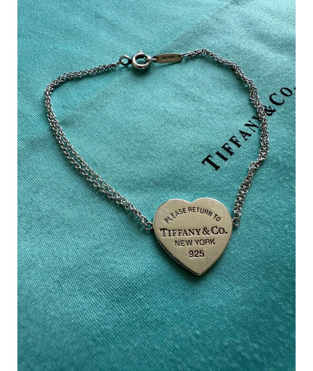 TIFFANY&CO Серебрянный серебряный браслет, фото 6