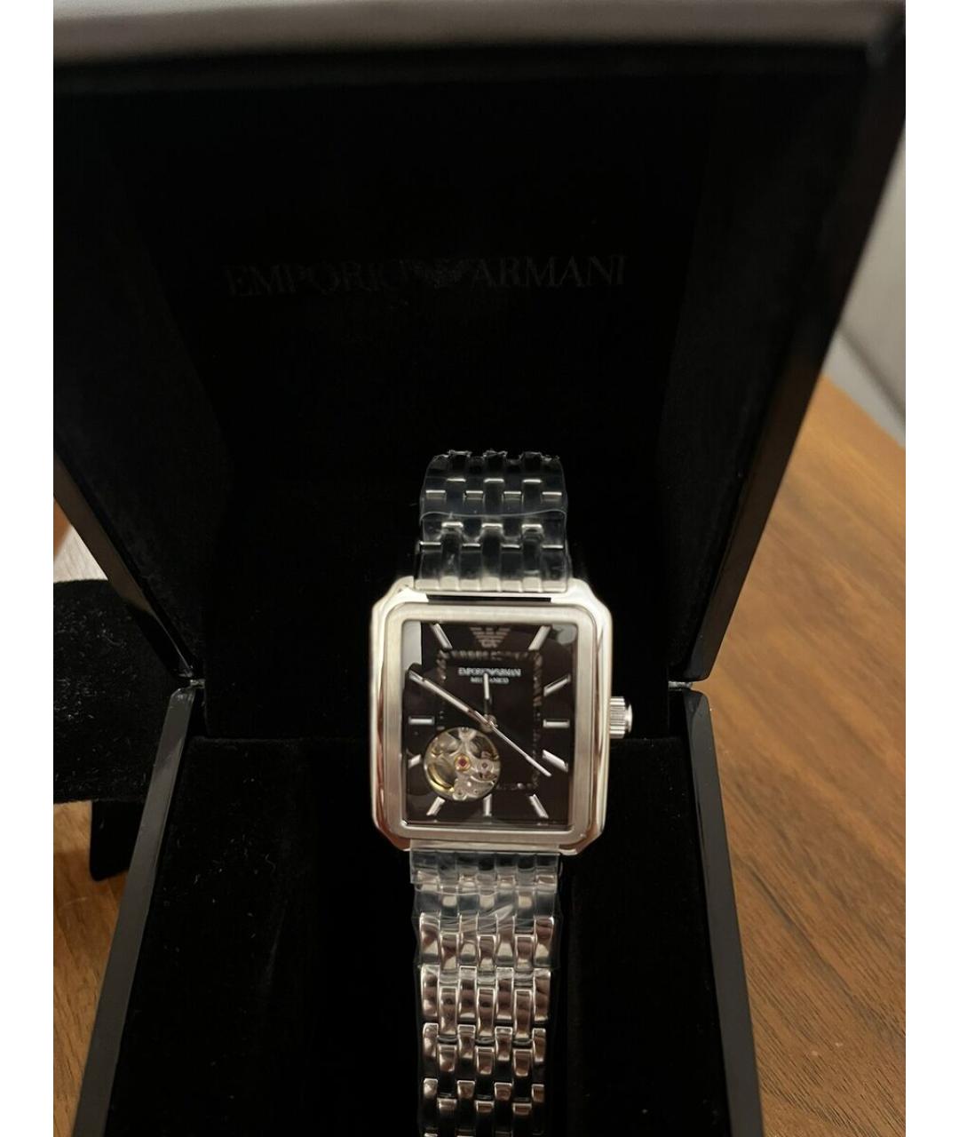 EMPORIO ARMANI Серебряные стальные часы, фото 9
