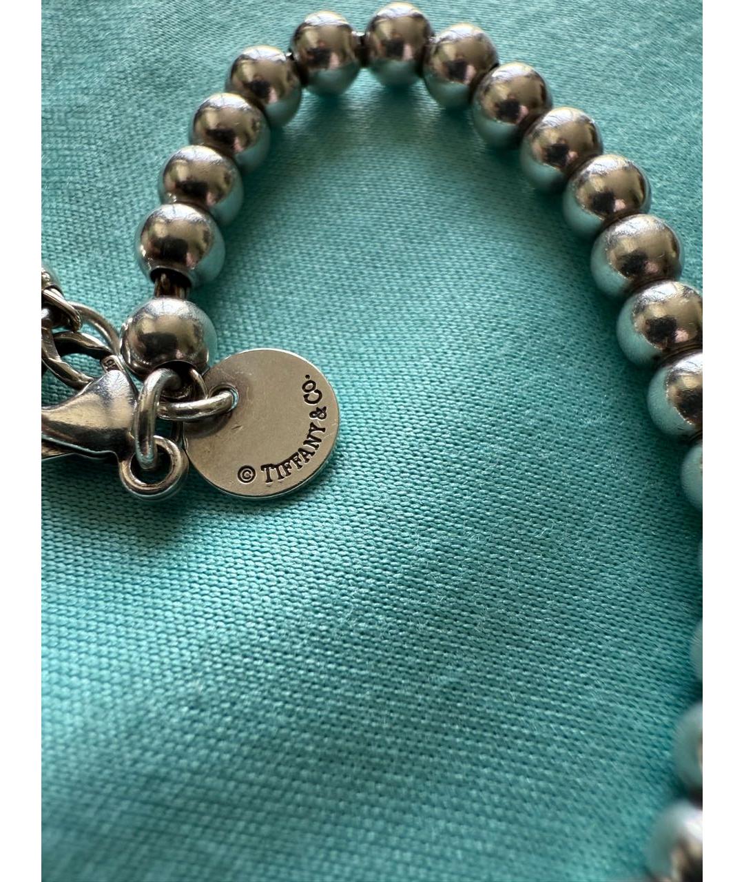 TIFFANY&CO Бирюзовый серебряный браслет, фото 4