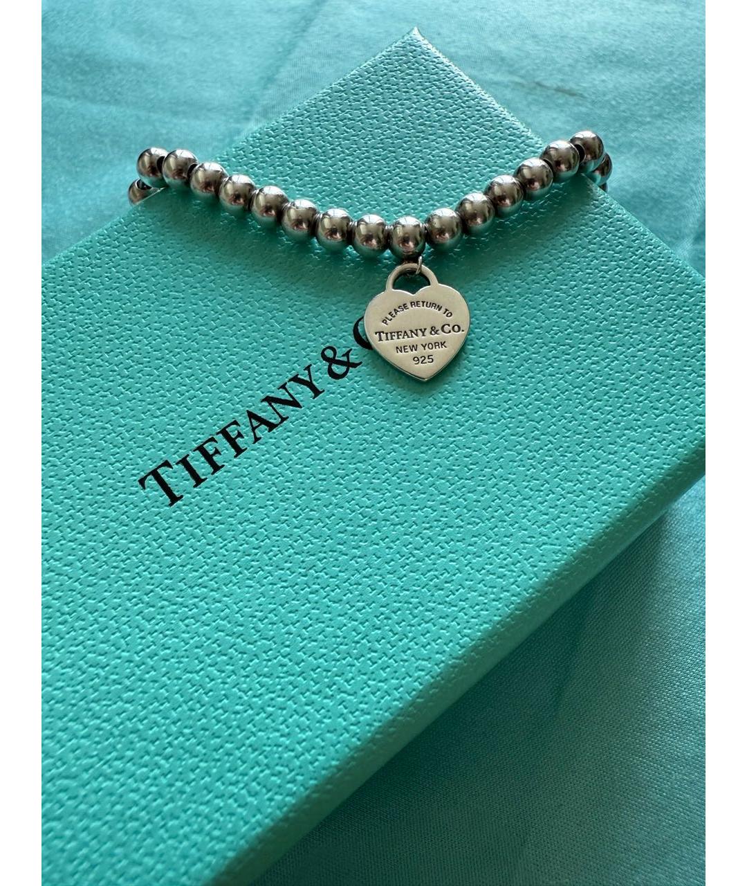 TIFFANY&CO Бирюзовый серебряный браслет, фото 3