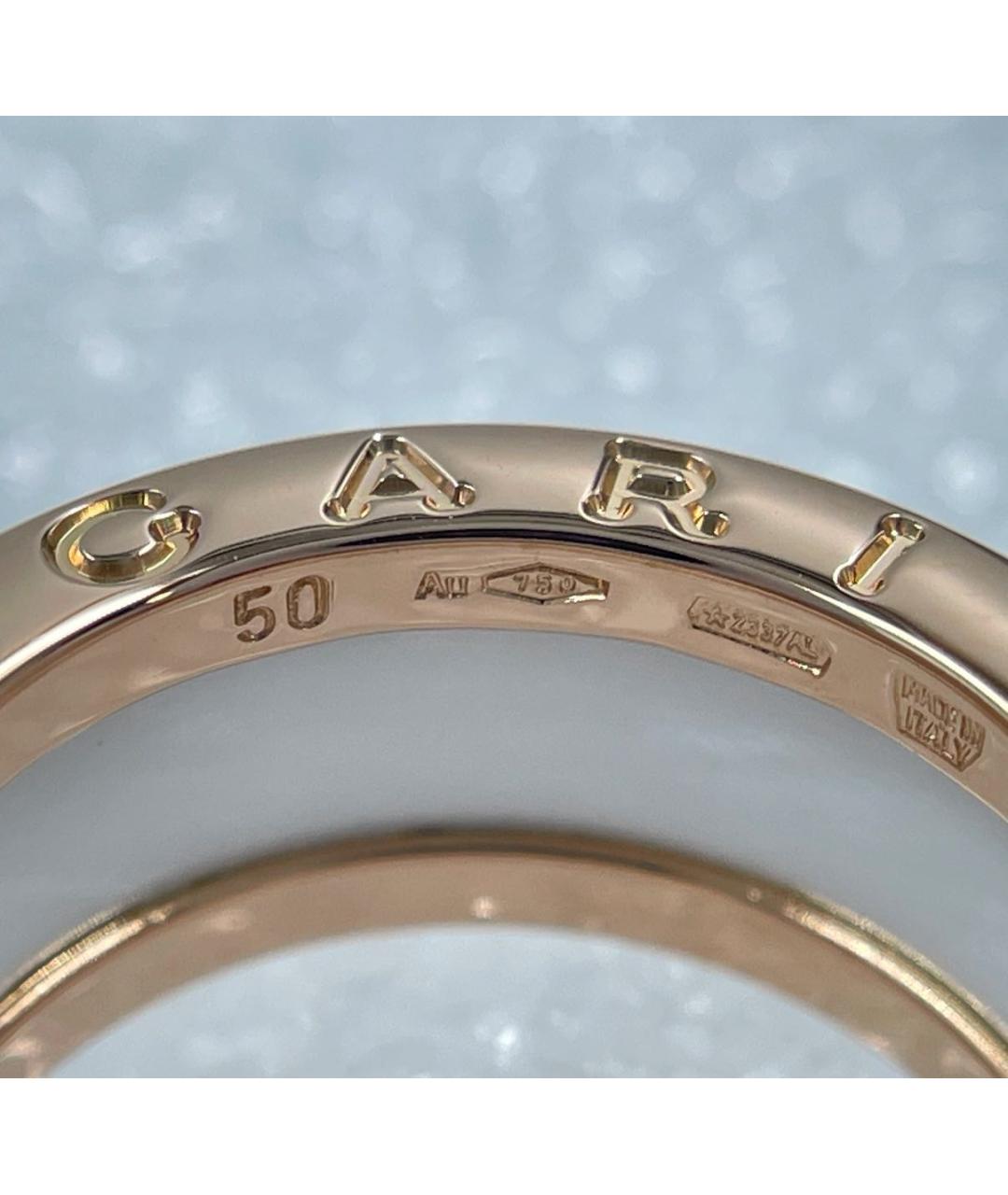 BVLGARI Розовое кольцо из розового золота, фото 7