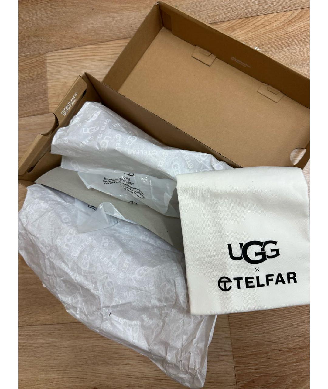 UGG AUSTRALIA Черные мокасины из лакированной кожи, фото 5