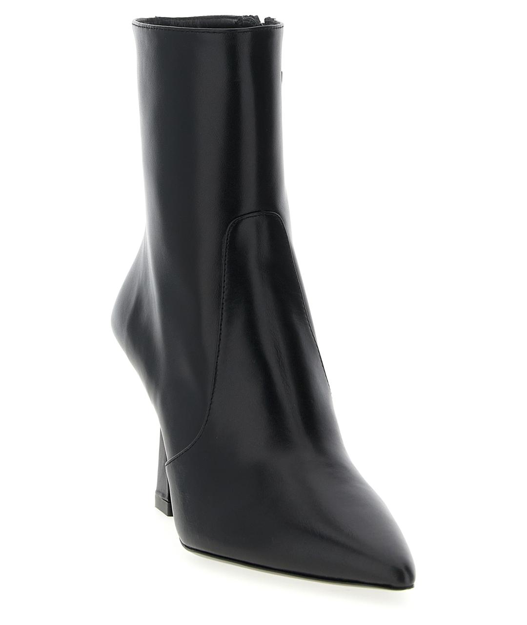 STUART WEITZMAN Черные кожаные сапоги, фото 2