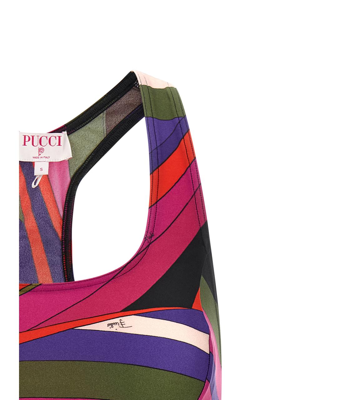 EMILIO PUCCI Мульти полиамидовая майка, фото 3