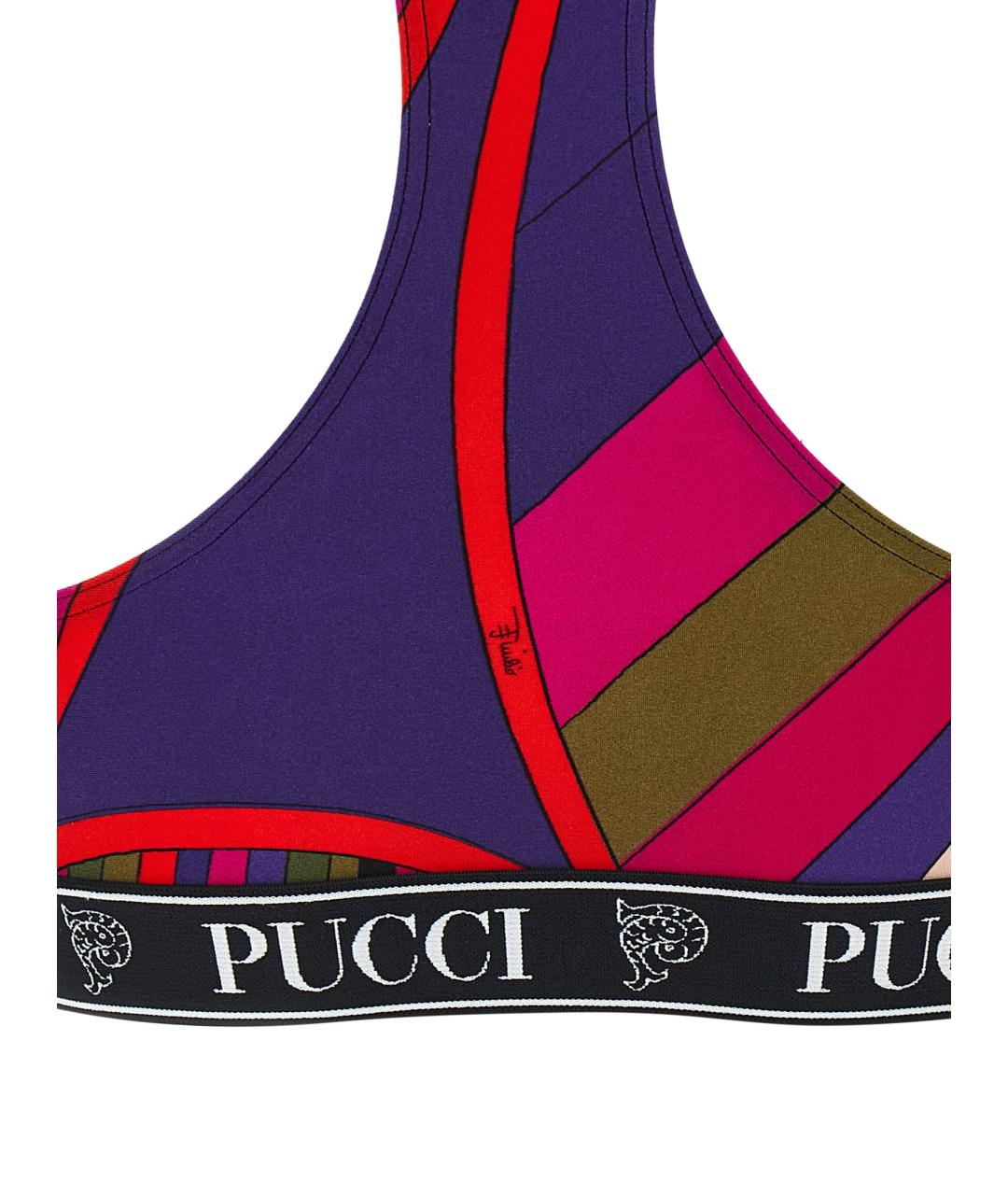 EMILIO PUCCI Мульти полиамидовая майка, фото 4