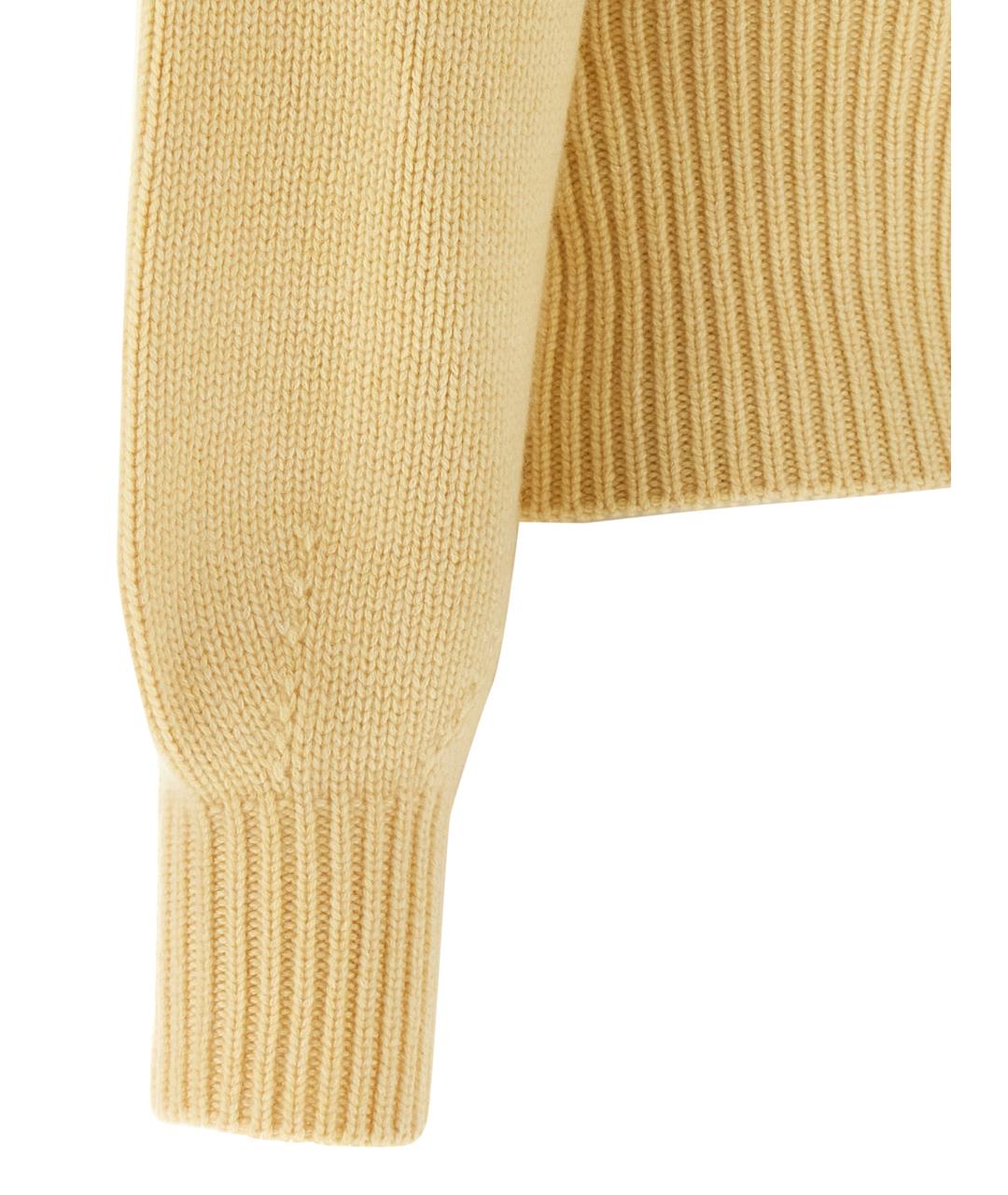 GUEST IN RESIDENCE Желтый кашемировый кардиган, фото 4