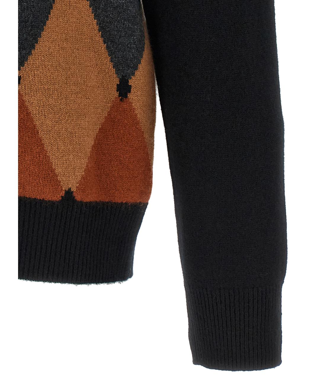 BALLANTYNE Черный кашемировый кардиган, фото 4