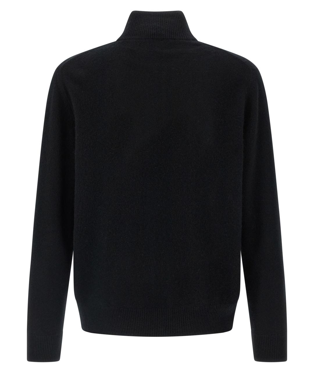 BALLANTYNE Черный кашемировый кардиган, фото 2