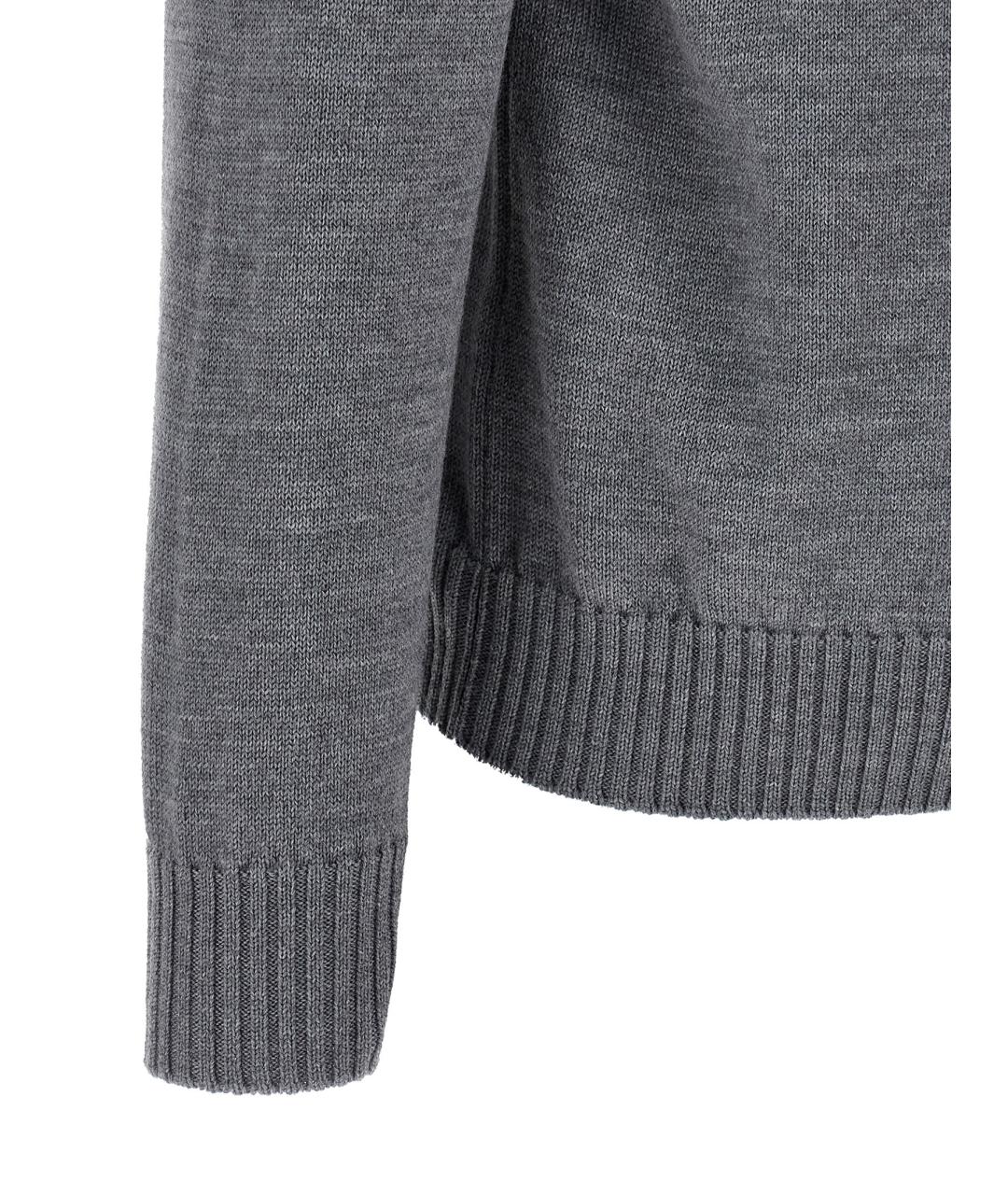 BALLANTYNE Серый шерстяной джемпер / свитер, фото 4