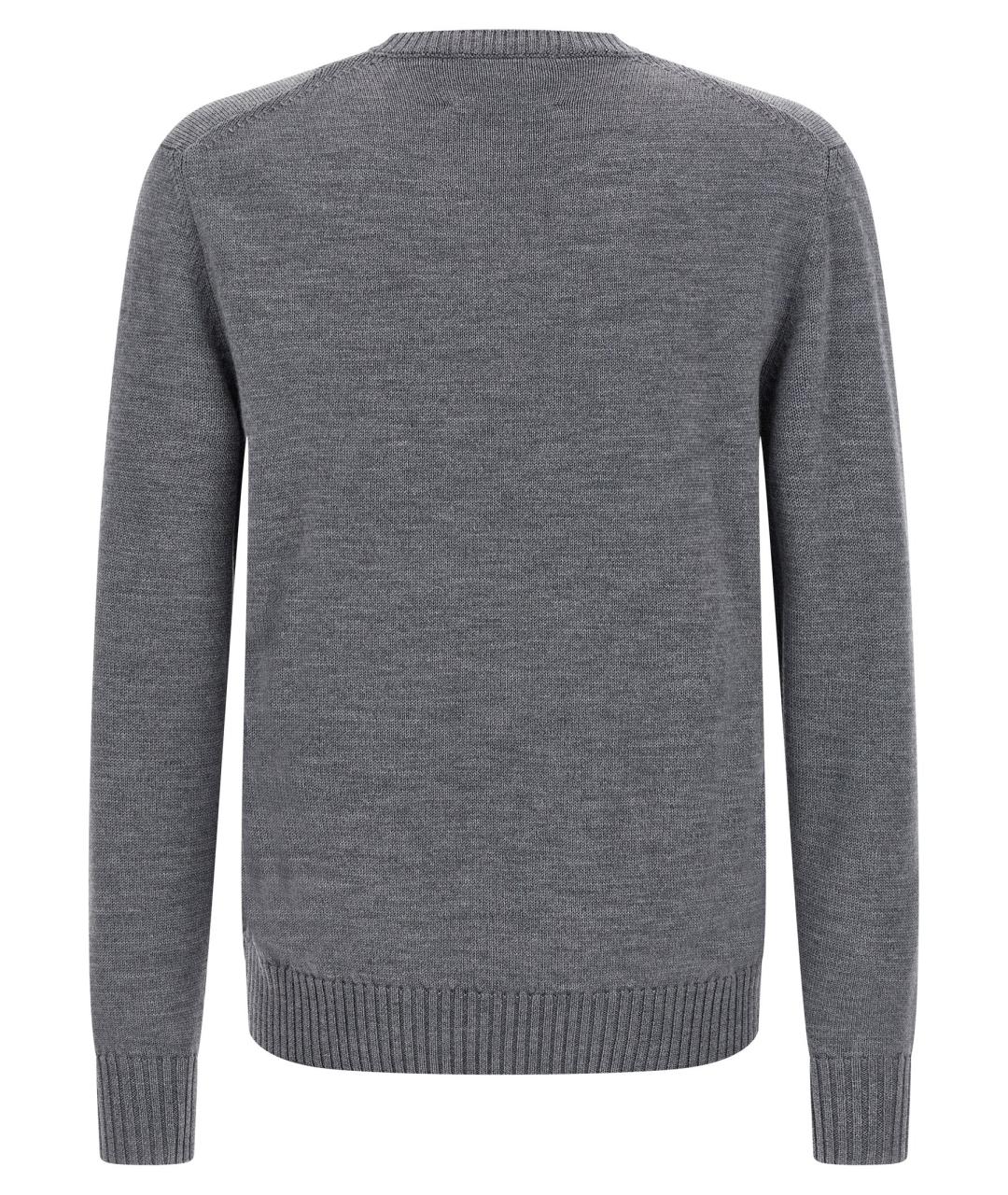 BALLANTYNE Серый шерстяной джемпер / свитер, фото 2