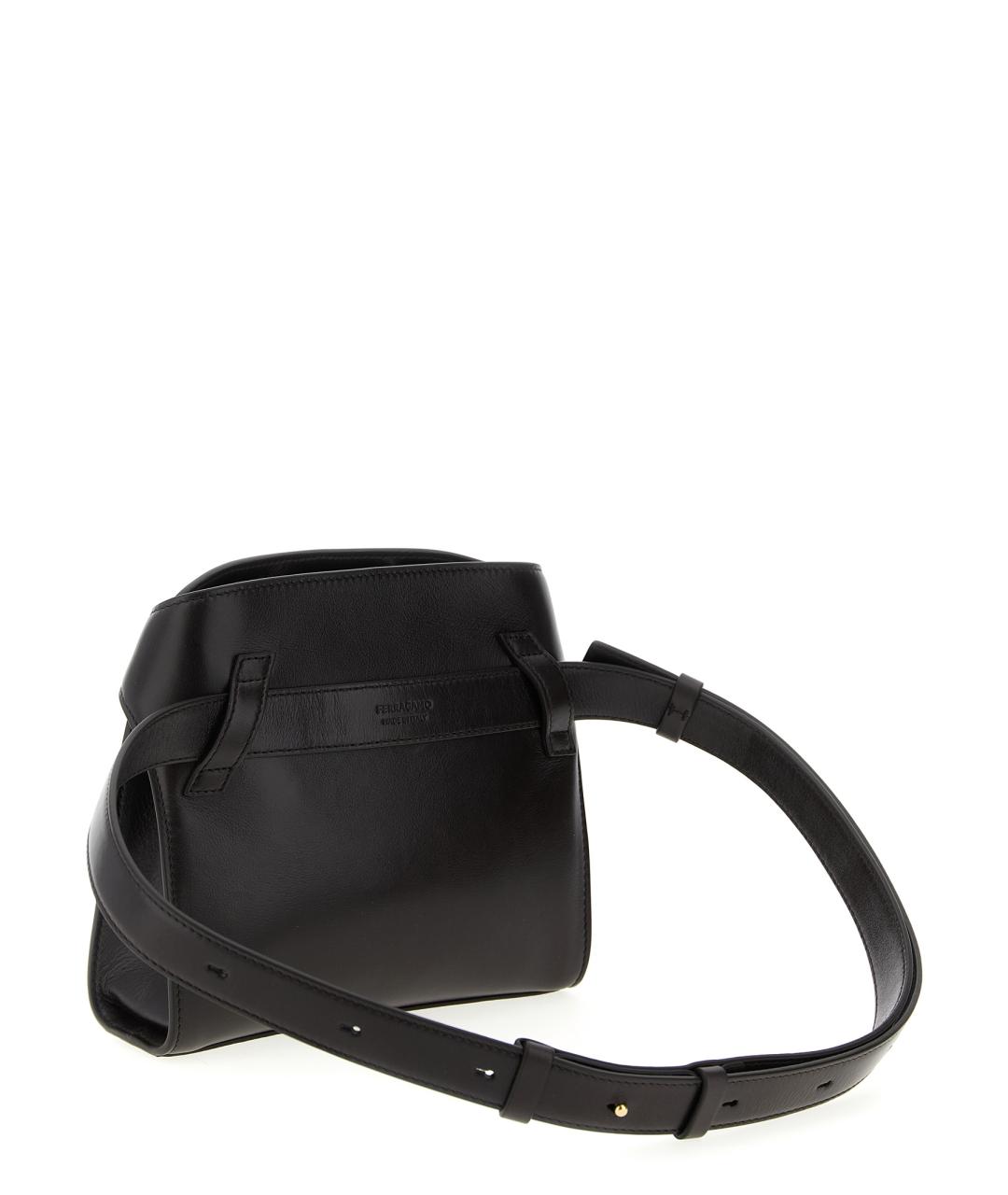 FERRAGAMO Коричневая кожаная сумка через плечо, фото 2
