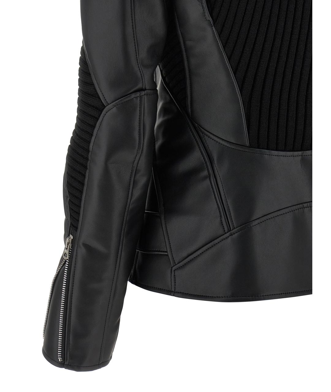 JUNYA WATANABE Черная кожаная куртка, фото 4
