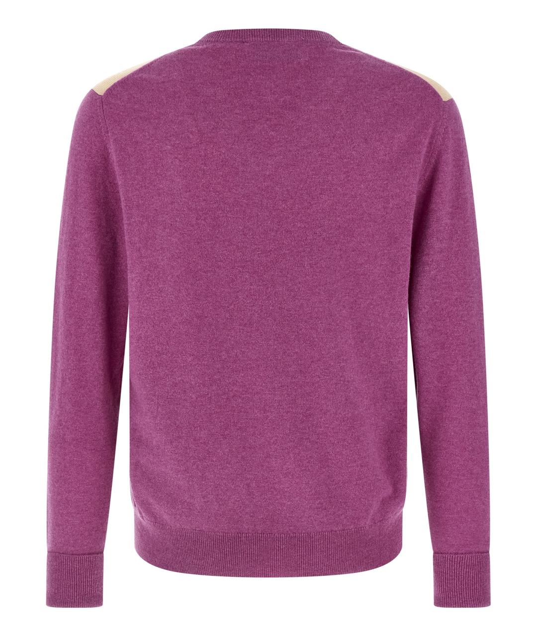 BALLANTYNE Фиолетовый кашемировый джемпер / свитер, фото 2