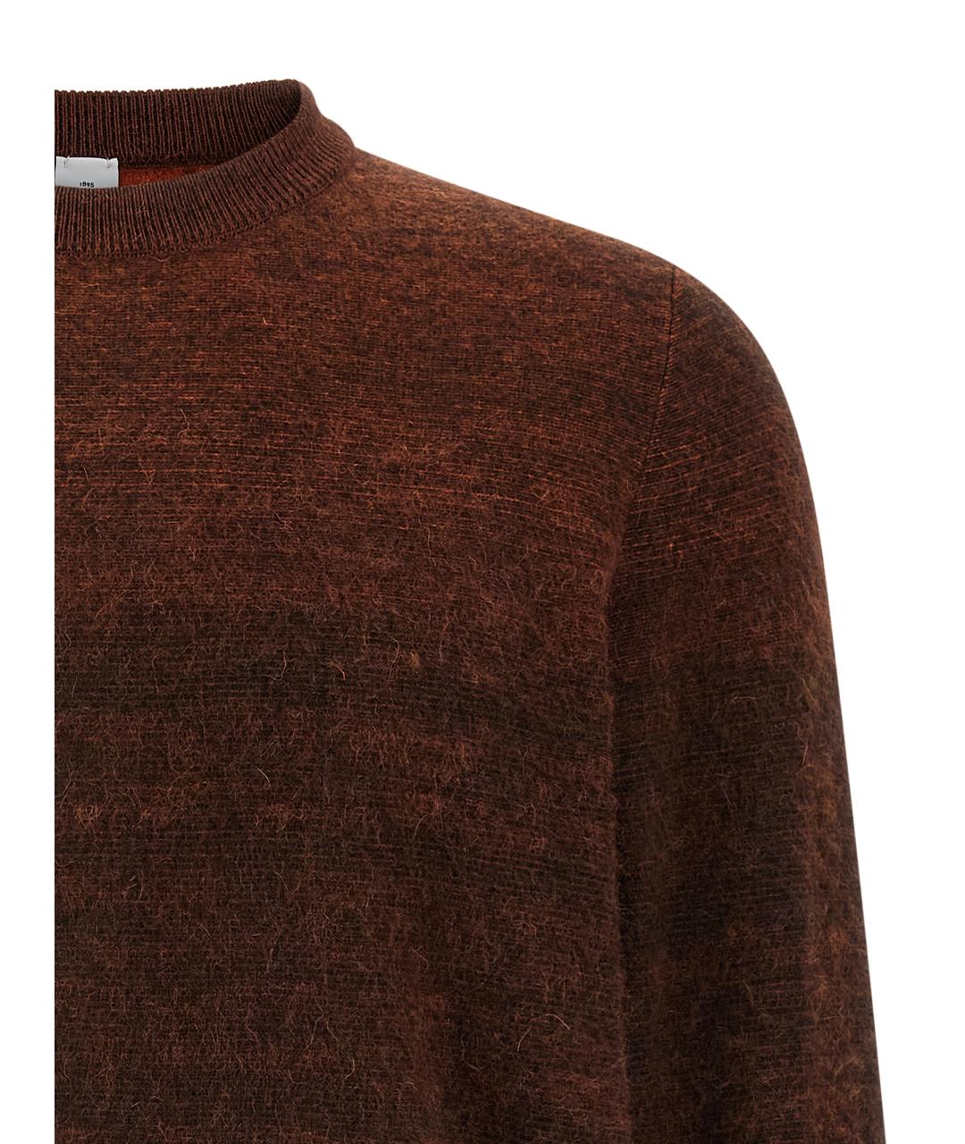 BERLUTI Коричневый шерстяной джемпер / свитер, фото 3