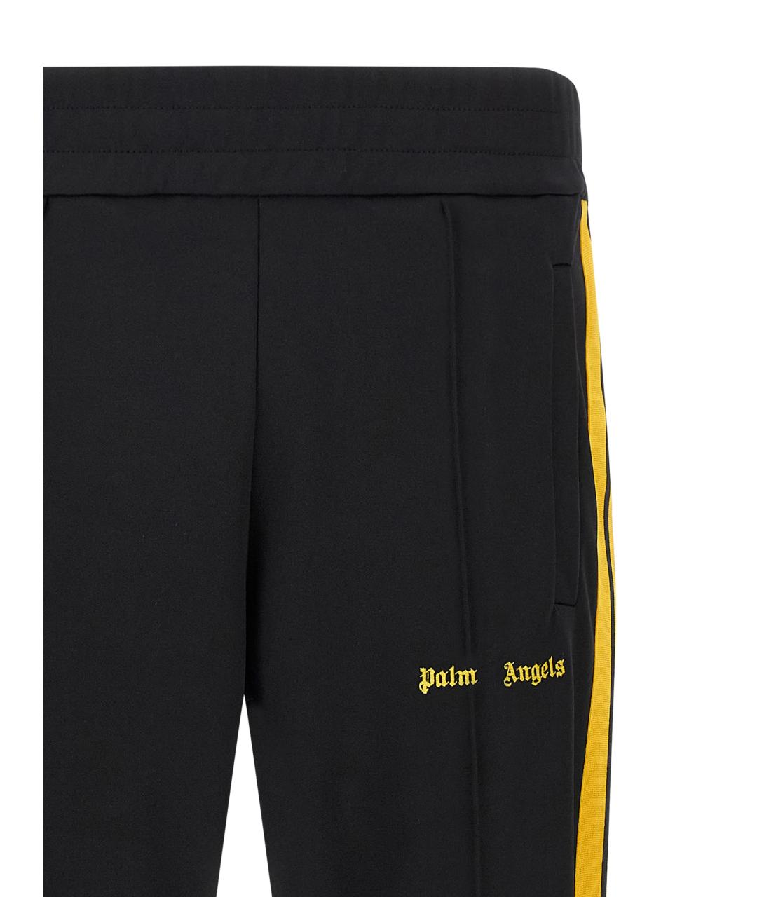 PALM ANGELS Черные полиэстеровые повседневные брюки, фото 4