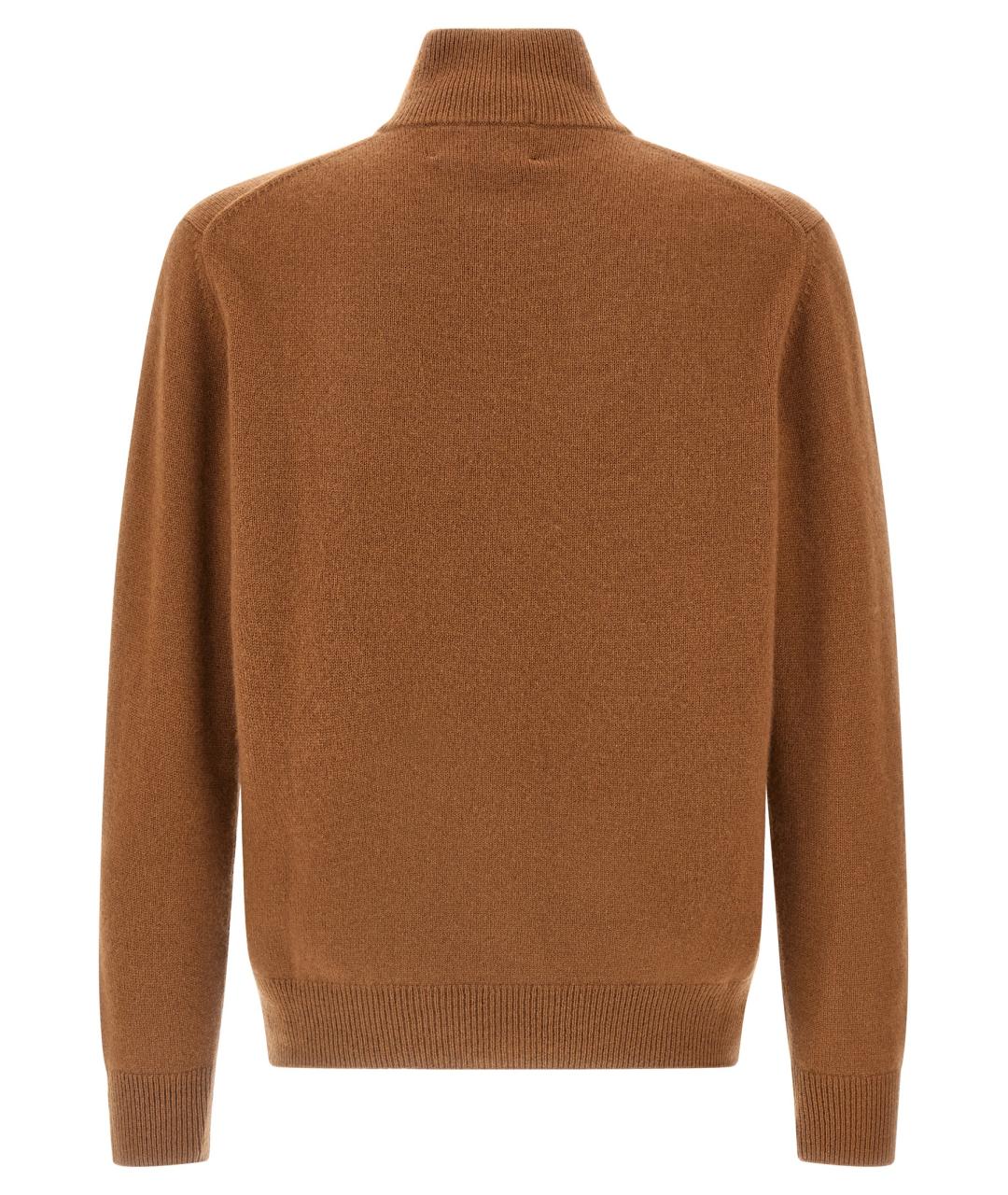 BALLANTYNE Коричневый кашемировый кардиган, фото 2