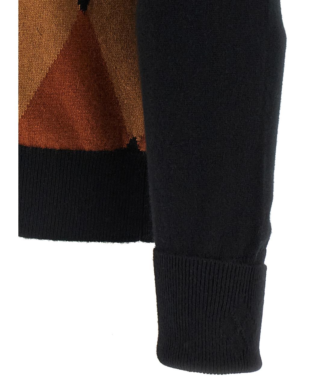 BALLANTYNE Черный кашемировый кардиган, фото 4