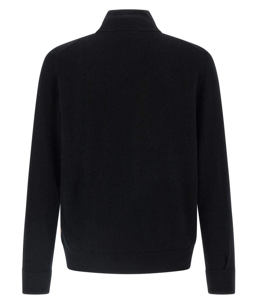 BALLANTYNE Черный кашемировый кардиган, фото 2