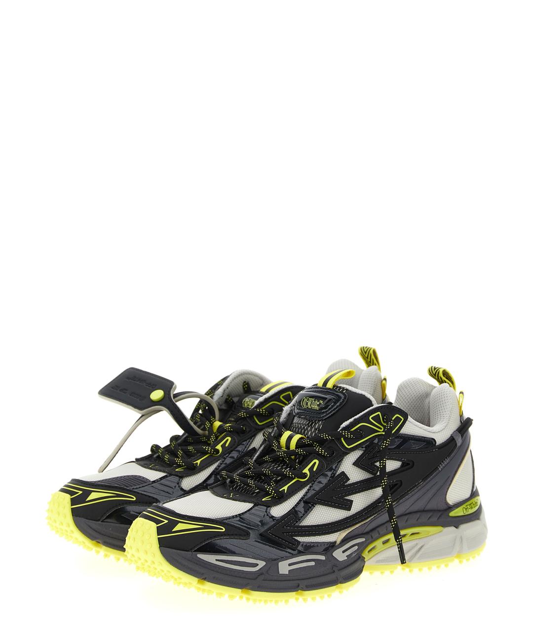 OFF-WHITE Мульти синтетические низкие кроссовки / кеды, фото 2