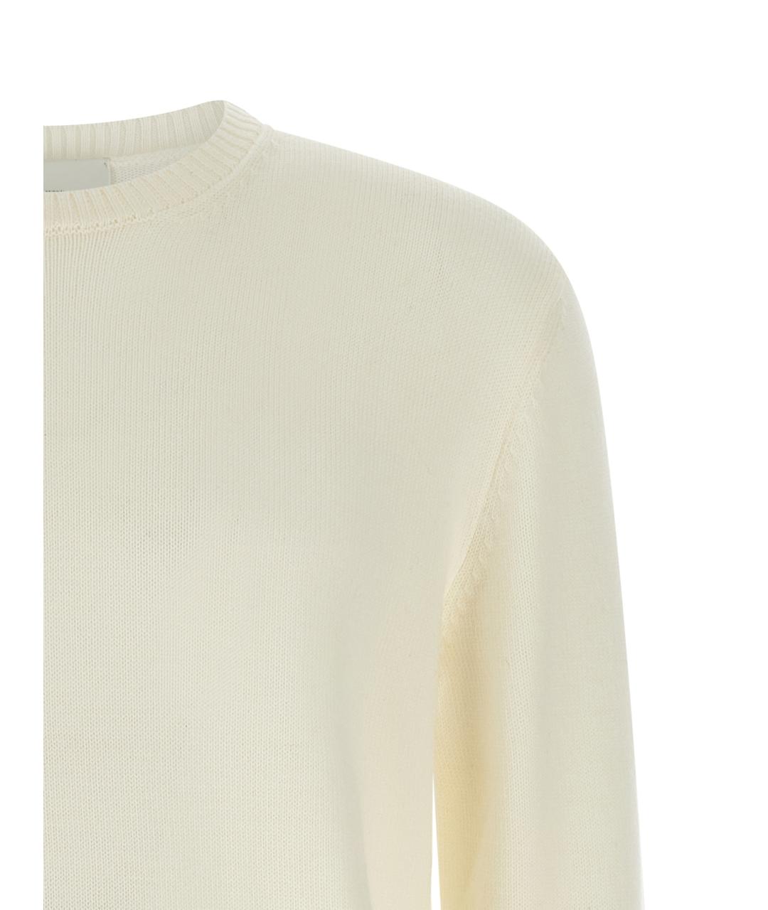 BALLANTYNE Бежевый шерстяной джемпер / свитер, фото 3