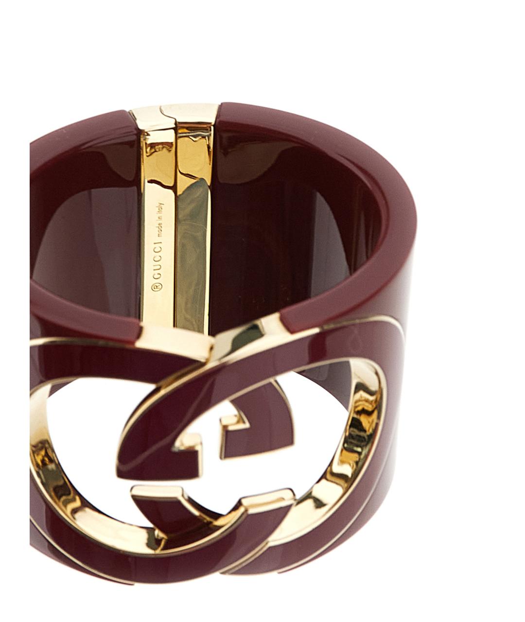 GUCCI Бордовый браслет, фото 3