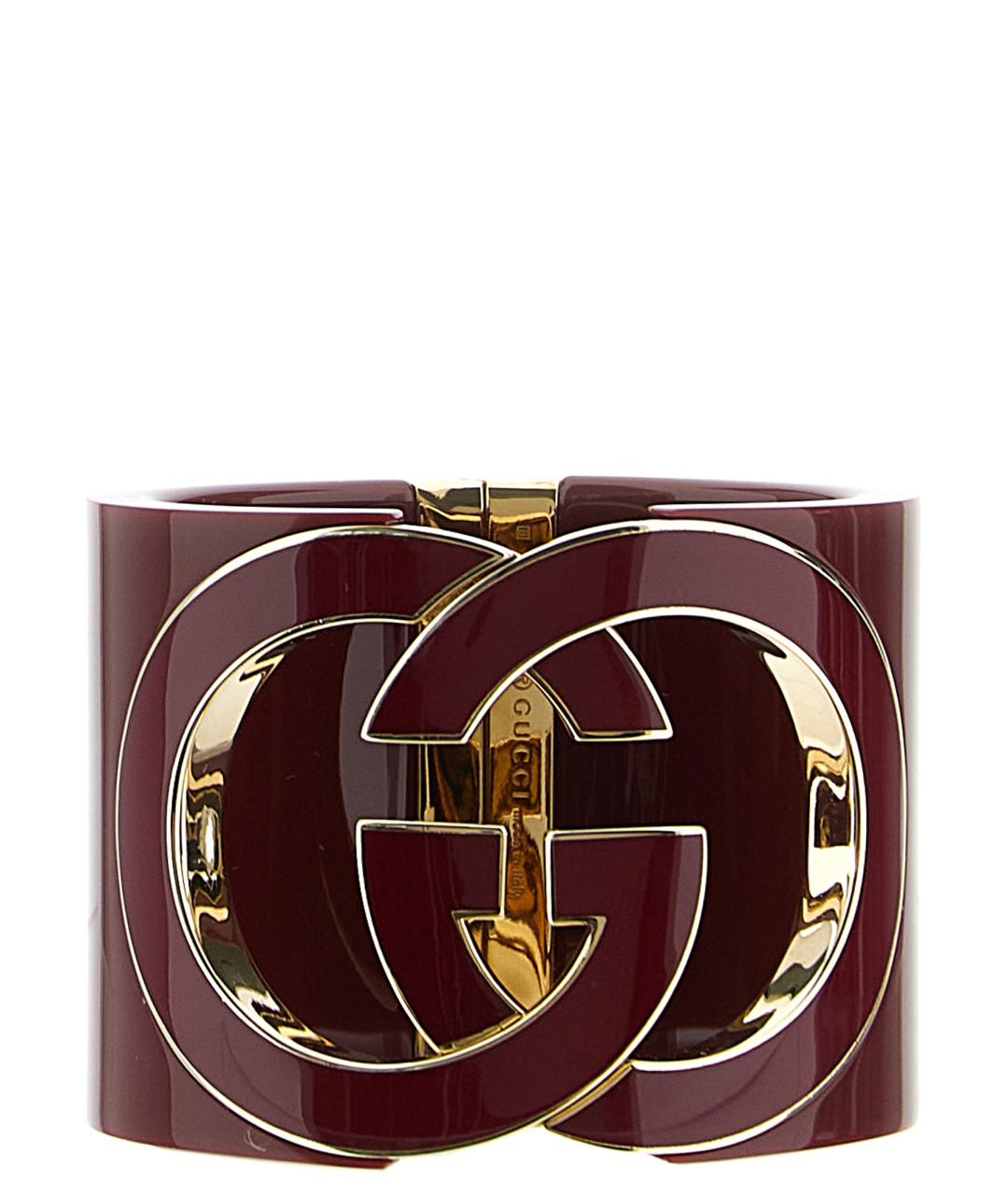 GUCCI Бордовый браслет, фото 1