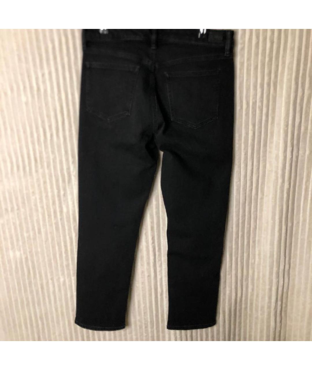 RALPH LAUREN Черные хлопковые прямые джинсы, фото 2