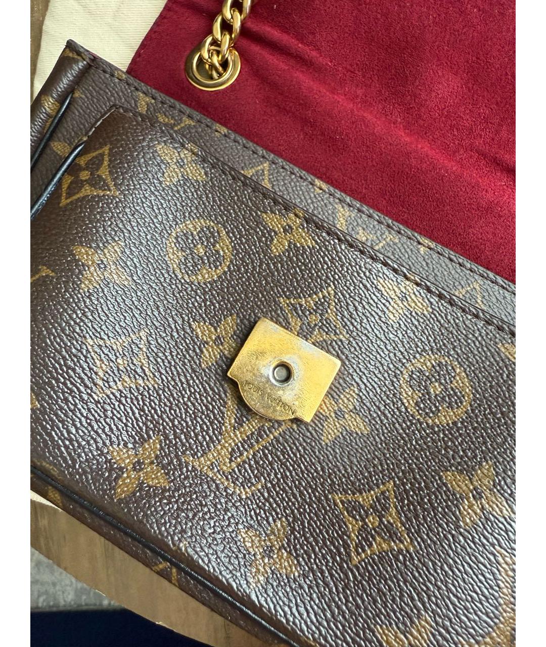 LOUIS VUITTON Коричневая сумка через плечо, фото 6