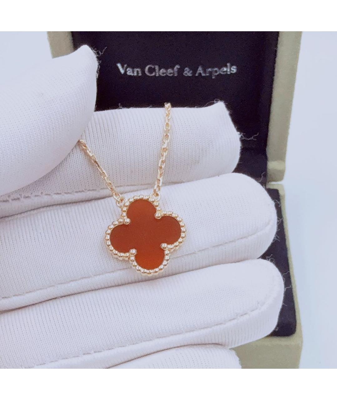 VAN CLEEF & ARPELS Красное колье из розового золота, фото 4