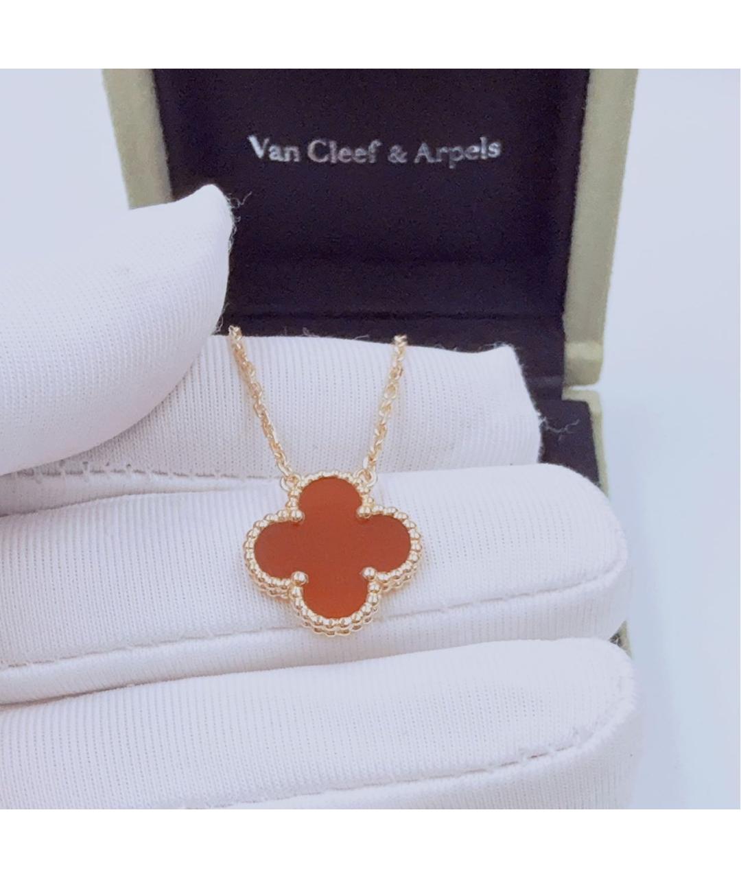 VAN CLEEF & ARPELS Красное колье из розового золота, фото 6