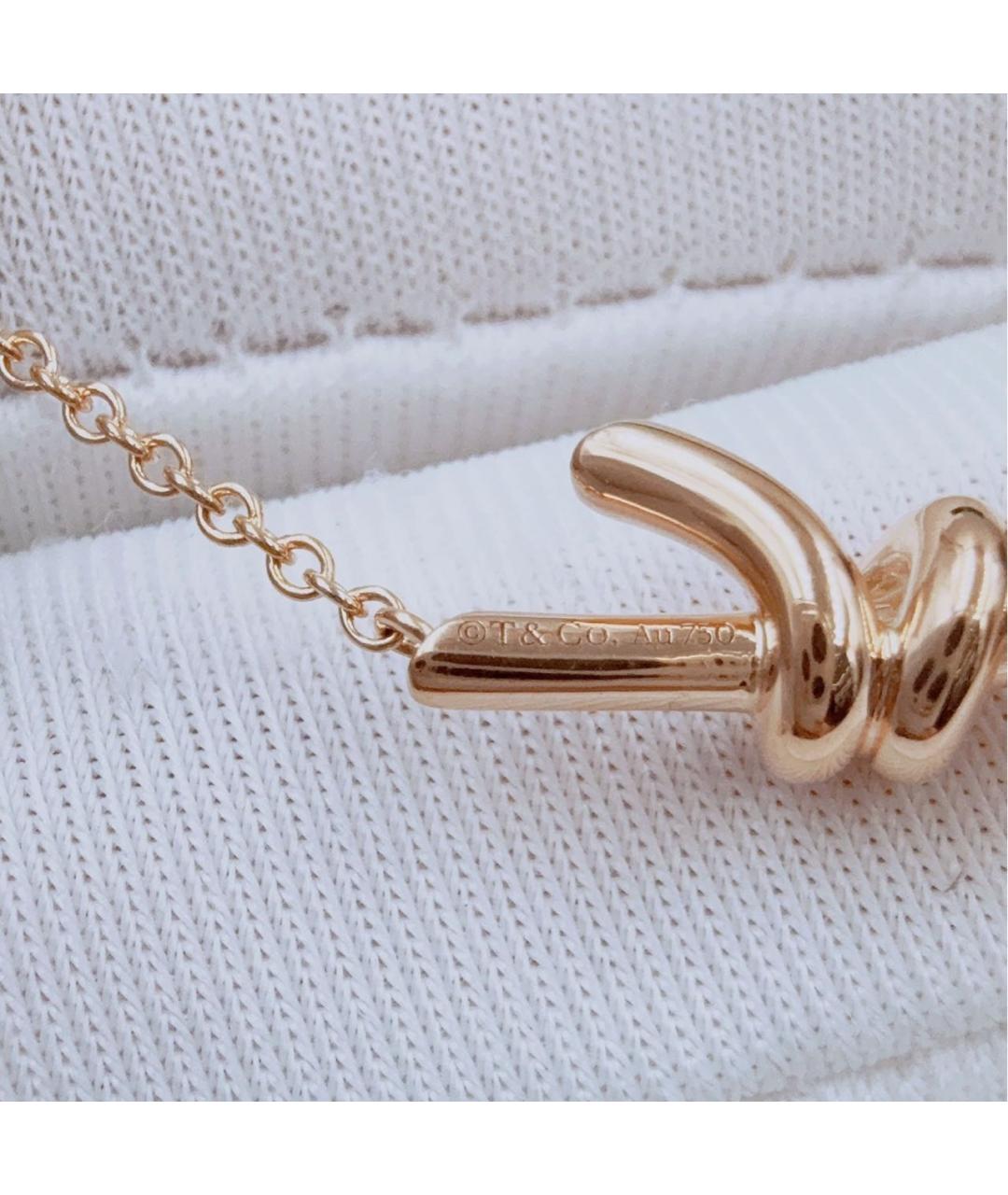 TIFFANY&CO Розовое колье из розового золота, фото 5