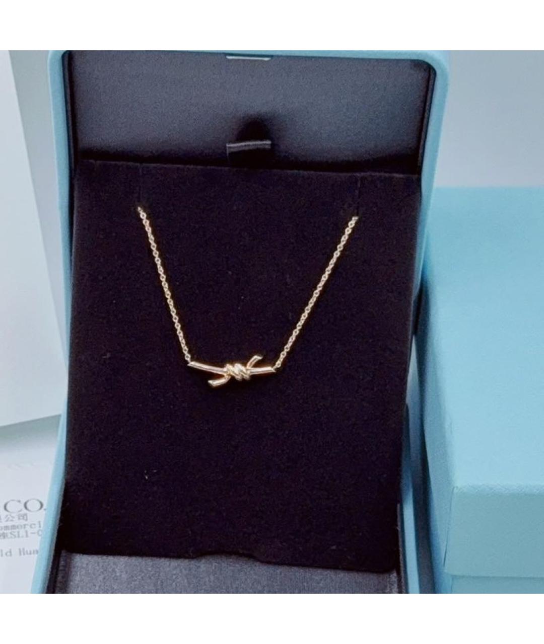 TIFFANY&CO Розовое колье из розового золота, фото 7